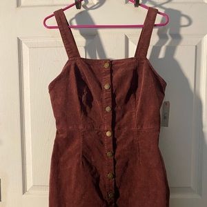 Billabong Stretch Corduroy Dress Overall